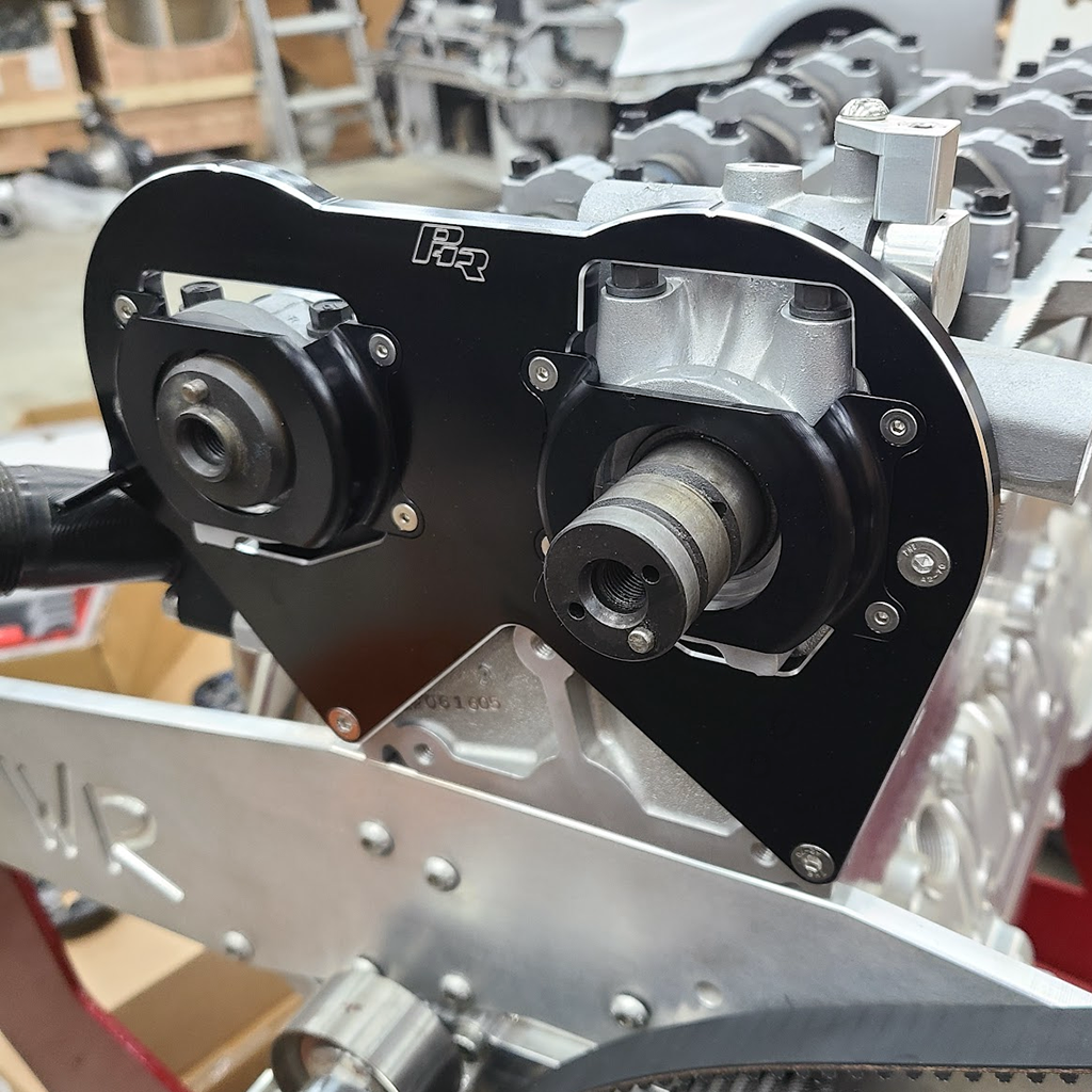 PHR Billet Timing Back Plate With Cam Seal Retainers for 2JZ
