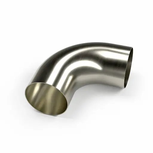 [FB.01.SS.400.16.400.90] Mandrel Bend, Stainless Steel, 4.0 OD, 4.0 CLR, 90 Degrees