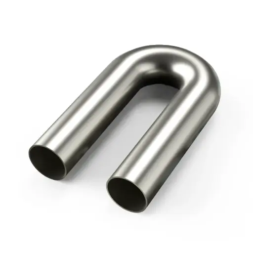 [FB.01.SS.175.16.175.180] Mandrel Bend, Stainless Steel, 1.75" OD, 16 gauge, 1.75" CLR, 180 Degrees