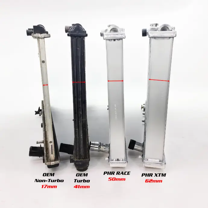 A comparison of PHR's radiators