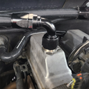 PHR -12AN Male Press-In Fitting for OEM 2JZ-GE Valve Covers, Straight, Stainless Steel