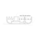 PHR Under-Car Fuel Line Hangers for 93-98 Toyota Supra