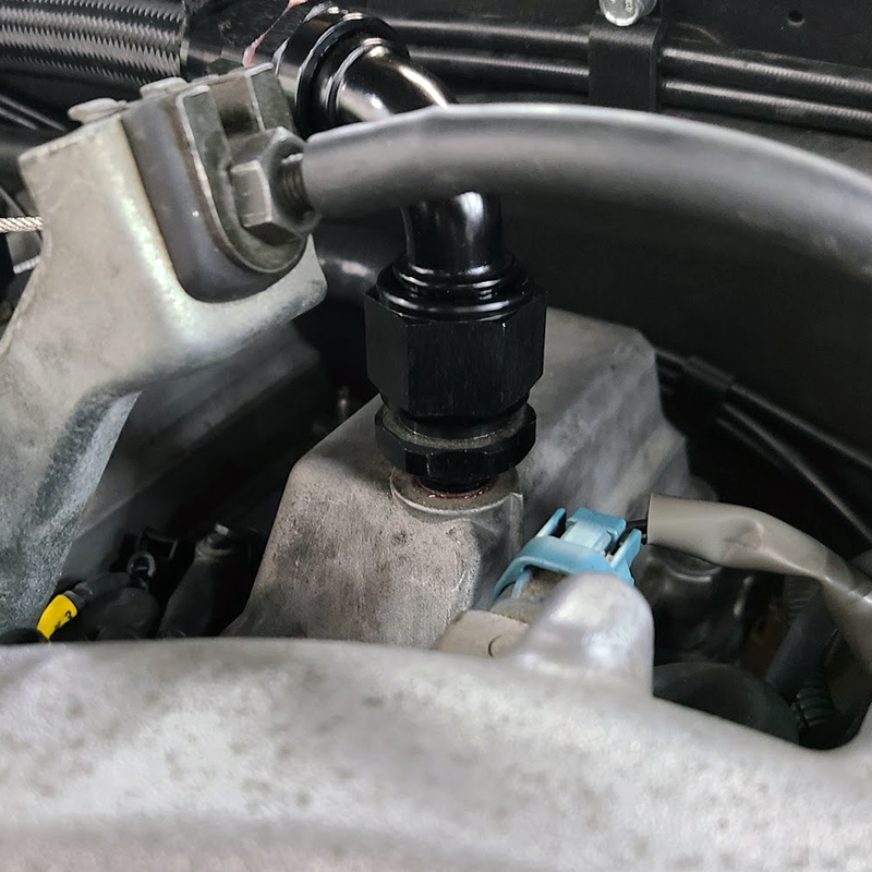PHR -12AN Male to Threaded PCV Valve Fitting for OEM 2JZ-GE Valve Covers