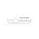 PHR Under-Car Fuel Line Hangers for 93-98 Toyota Supra
