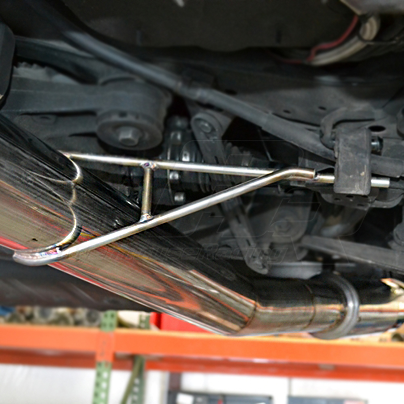 PHR 4.0" Exhaust for Supra, 4.0" Stainless, Burns Muffler