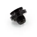 -20ORB to -12AN male fitting, Straight, Aluminum, Anodized Black