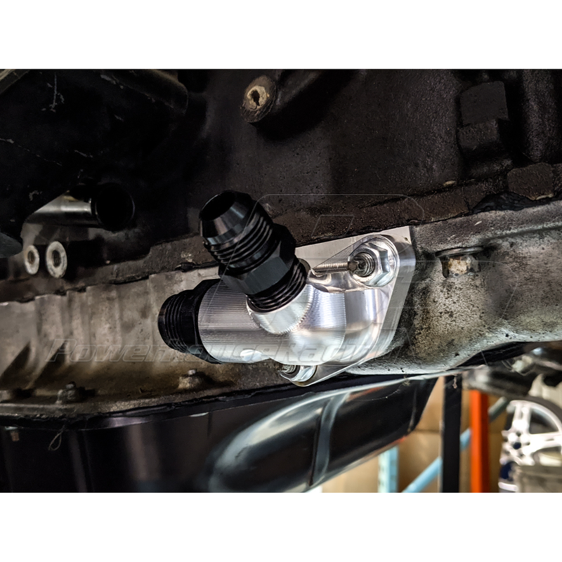 Oil Drain Flange/Breather Tank Oil Drain-Back Combo for 2JZ 