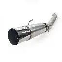 PHR 4.0" Stainless Exhaust for MKIV Supra, Featuring Burns Muffler