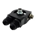 PHR Billet Thermostatic Oil Filter Sandwich Plate, 3/4-16 12AN