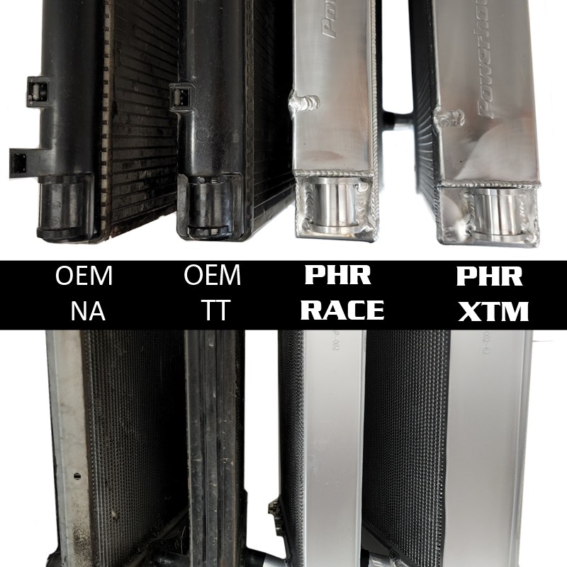 PHR Aluminum Race Radiator for MKIV Supra