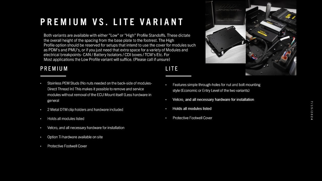 DDP MKIV Supra ECU Modular Mount System "Lite" Version