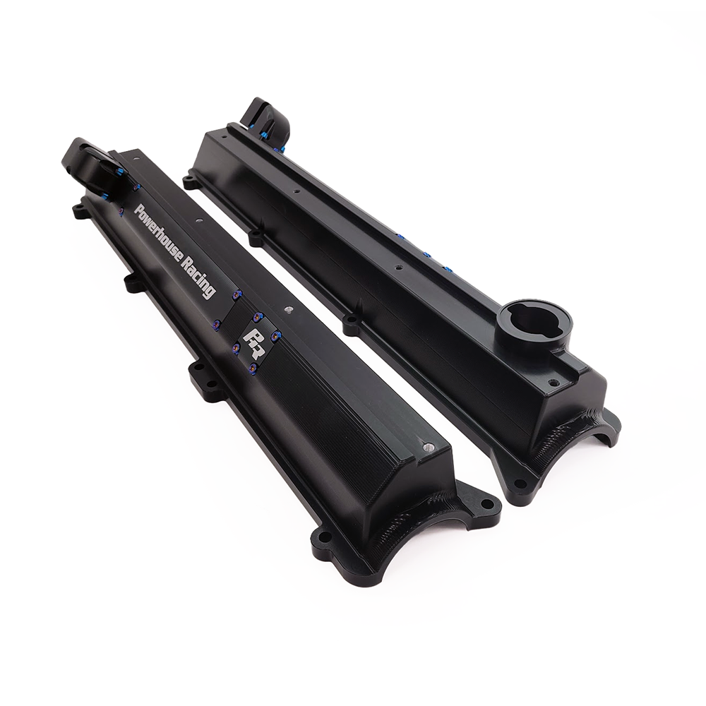 PHR Flex Billet Valve Covers for 2JZ, non-VVT-i