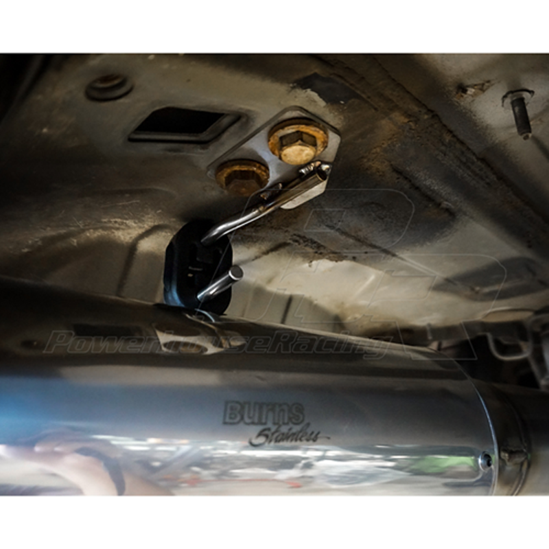 PHR 4" Single Exhaust for 1998-2005 Lexus GS300 with Burns Muffler