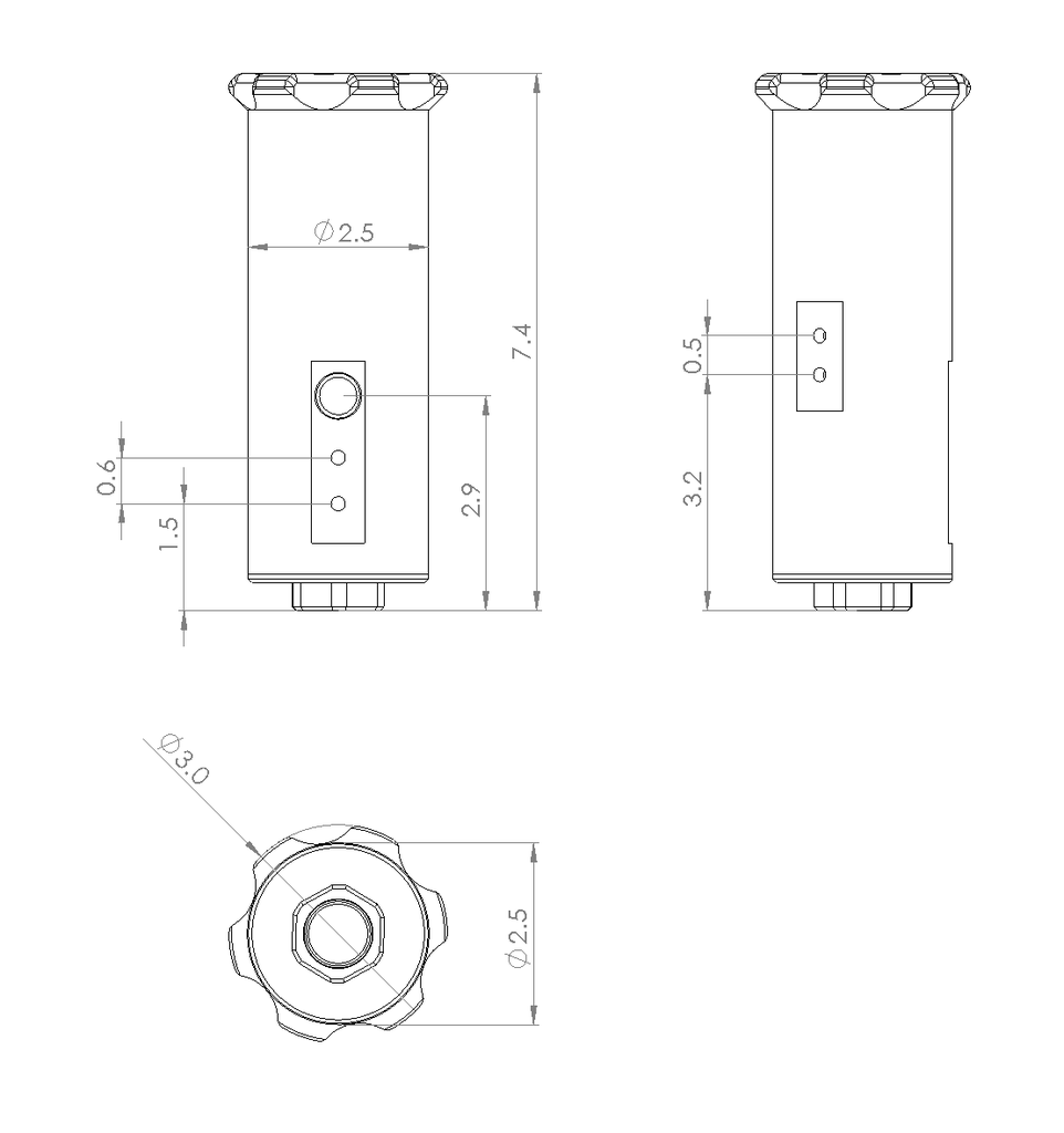 PHR Billet Power Steering Reservoir Tank