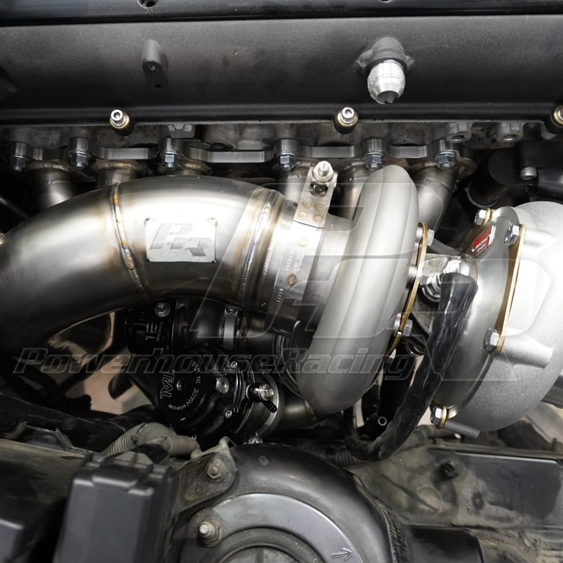PHR V23QR Turbo Manifold for 2JZ-GE, Dual Gate, H Cover