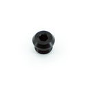 -6ORB Plug, Aluminum, Anodized Black