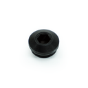 -10ORB Plug, Aluminum, Anodized Black