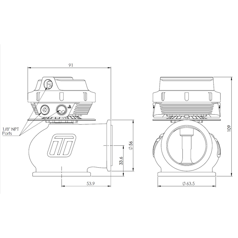 Turbosmart GenV HyperGate 45 - Lite
