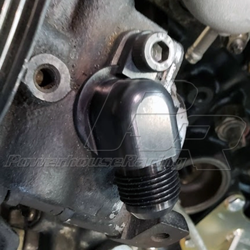 PHR Billet 10AN Power Steering Pump Suction Port Fitting 