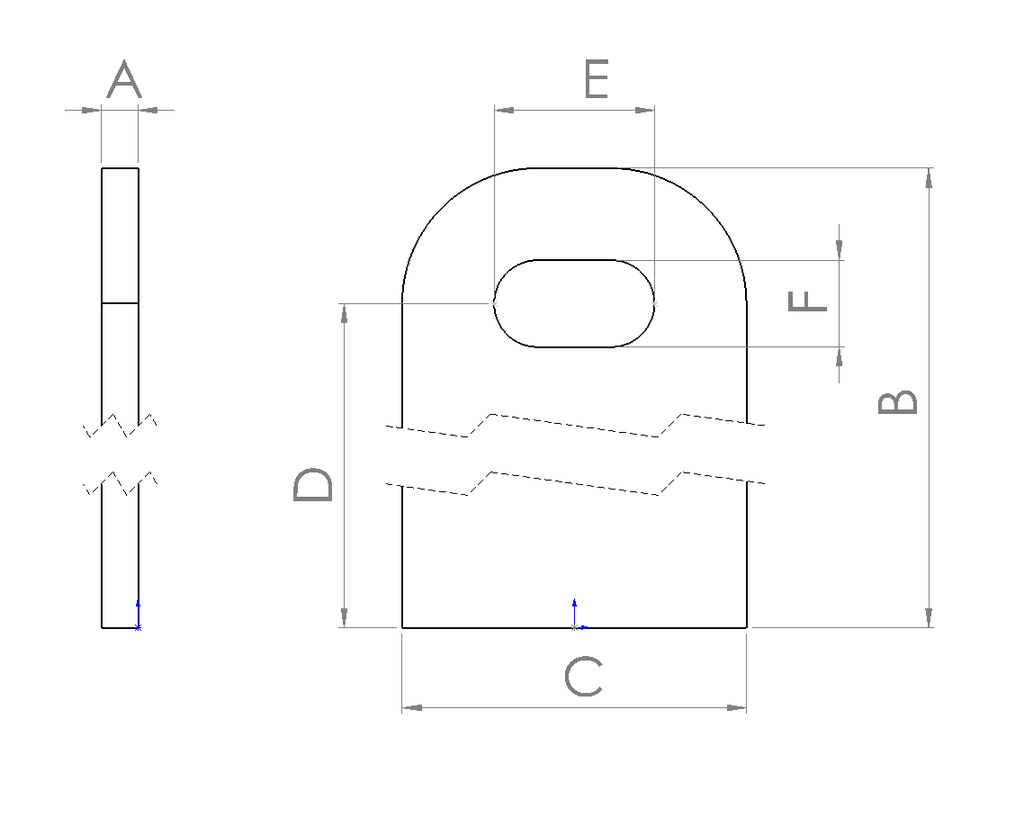 Aluminum Weld Tab