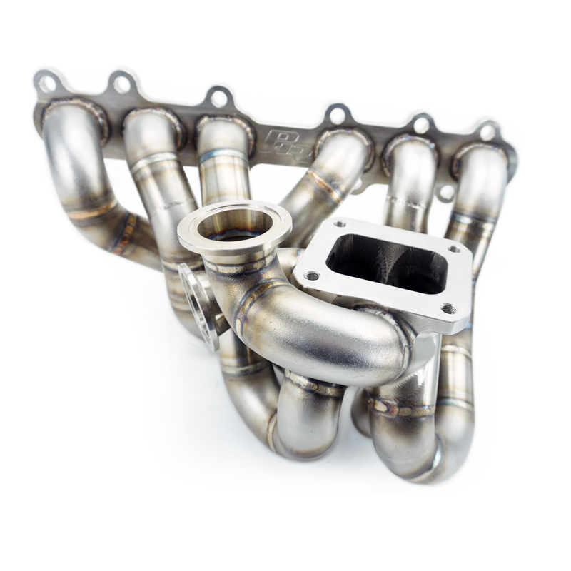 PHR S23 BILLET Turbo Manifold for 2JZ-GTE in 2001-05 IS300, Single Scroll, Dual Gates