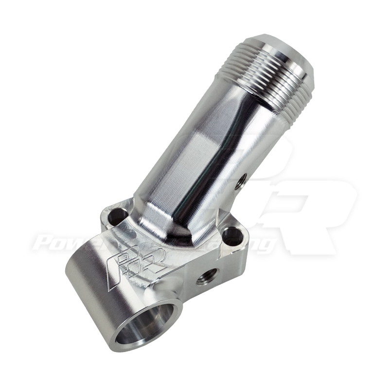 PHR Billet Race Waterneck w/ -20AN Oulet (Fits Large Frame Turbos)