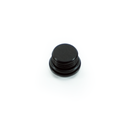 -6ORB Plug, Aluminum, Anodized Black