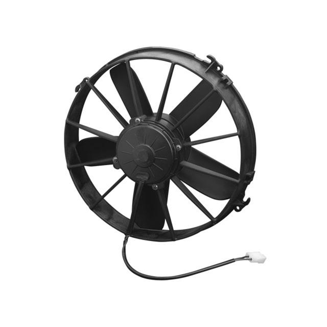 SPAL 12in High Performance Puller Fan; Straight Blade; For use w/ 30Amp Fuse @ 13V 