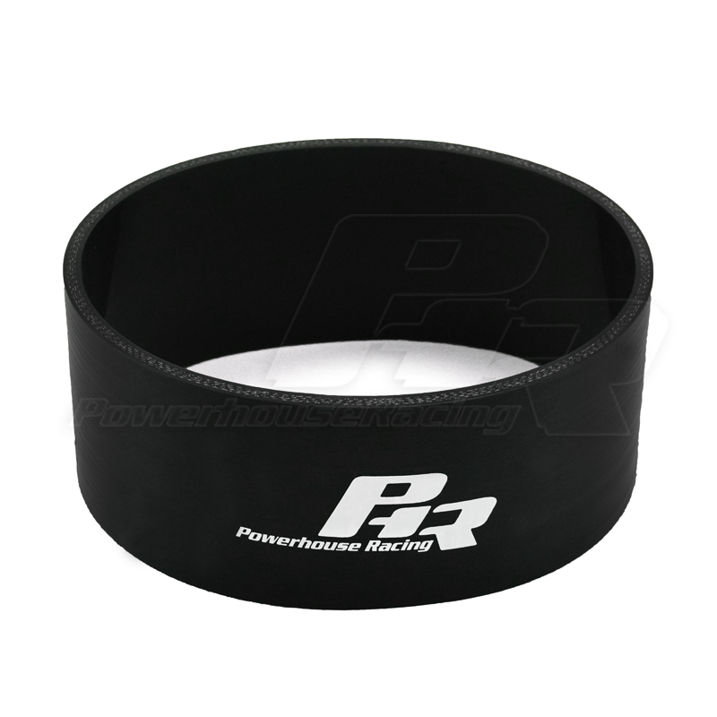 6" Coupler Solid Black, PHR Logo Printed In White 3" long PHR 