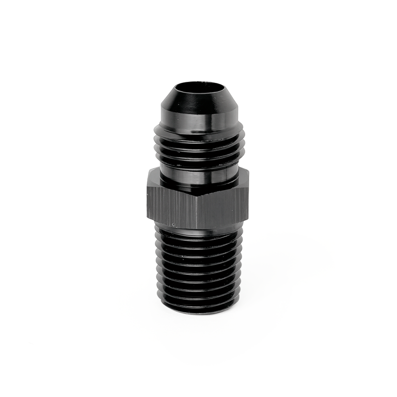 Goodridge -6AN male to 1/4NPT male fitting, Black
