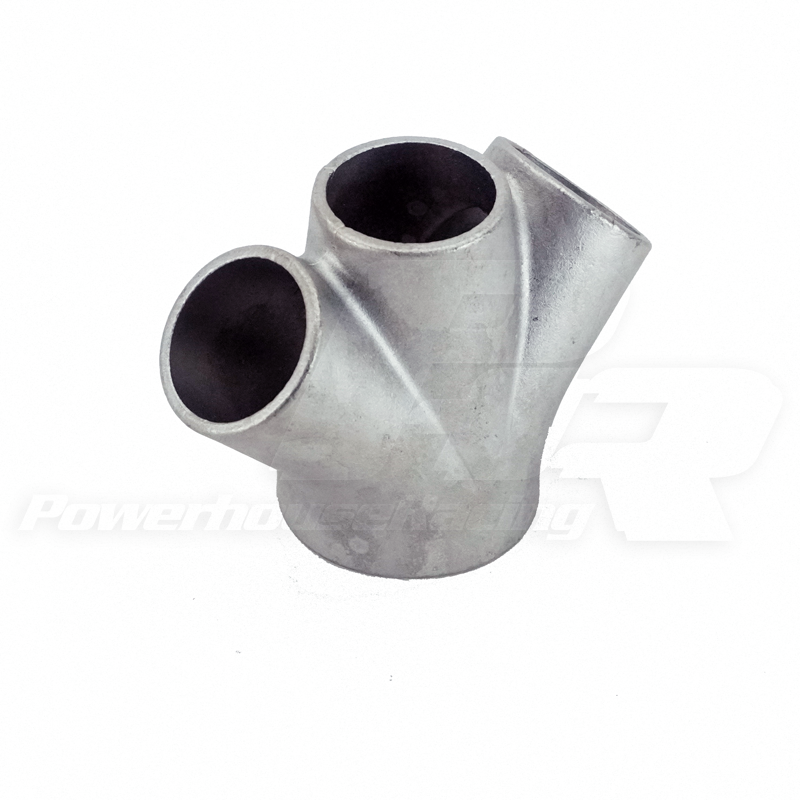 PHR Cast Collector, 3 into 1, 3 x 1.25 schedule 10 into 2.0 schedule 10, inline