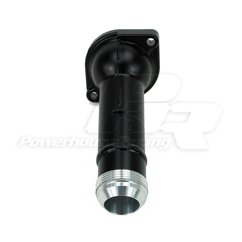 PHR Modified Lower Waterneck w/ 20AN Fitting for 2JZ-GE, Black Finish