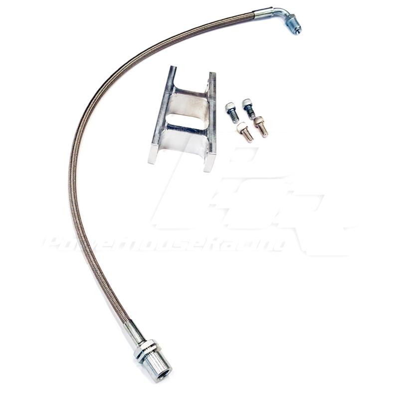 PHR Oil Filter Relocation Adapter Bracket and Clutchline for 5 Speed Manual