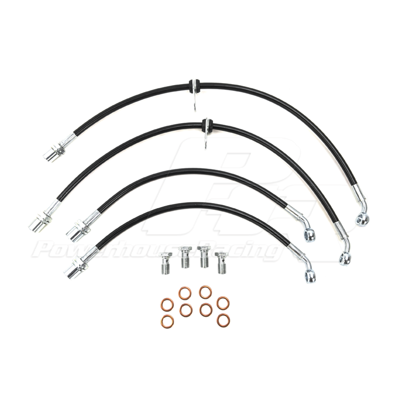 PHR Stainless Brake Lines for 1993-1998 Supra with NA Brakes