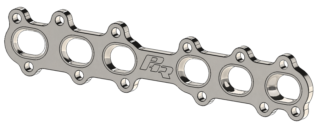 Turbo Manifold Flange, Stainless Steel, GTE, 1.25 Schedule 10