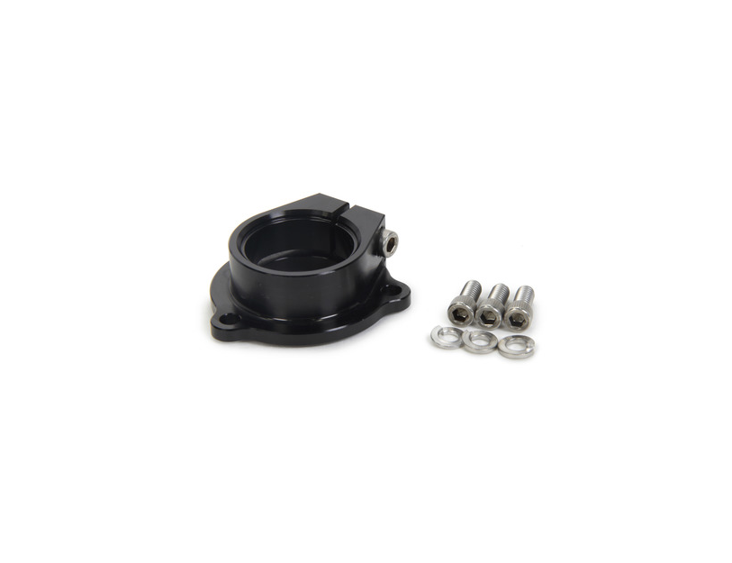Waterman Pump Mount, External, Bolt-On, Swivel, Aluminum, Black Anodized (standard rotation)