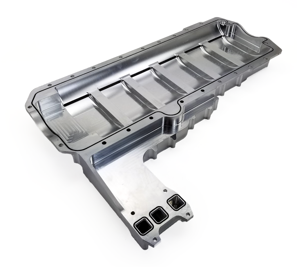 PHR Billet Dry Sump Pan for 2JZ With Air Conditioning, Deep