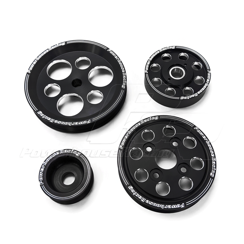 PHR 4 Piece Billet Aluminum Pulley Set w/ idler for IS300 and 97-04 GS300