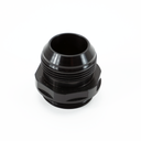 -20ORB Male to -20AN Male Fitting, Straight, Aluminum, Anodized Black