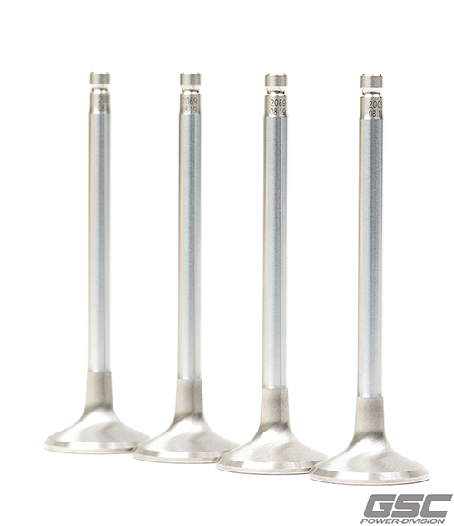 GSC 6.6mm stem Super Alloy +1mm Exhaust Valve 2JZ-GE/GTE (Set of 12)