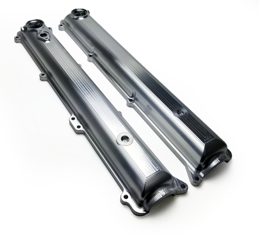 PHR Rigid Ultralight Billet Valve Covers for 2JZ non-VVT-i, with Cam Sensor Boss On Exhaust Side
