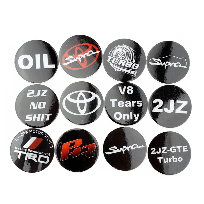 Oil Cap Sticker Pack