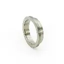 Titanium 44, 45, 46mm V-band Wastegate Outlet Flange  - Compatible with Tial MVR, PTE 46mm, and Turbosmart 45mm wastegates