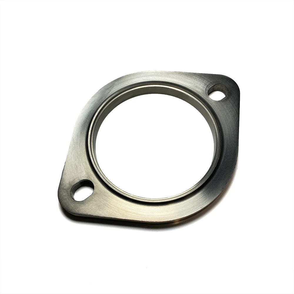Flange, Titanium, 2-Bolt, Unthreaded, 3" Opening