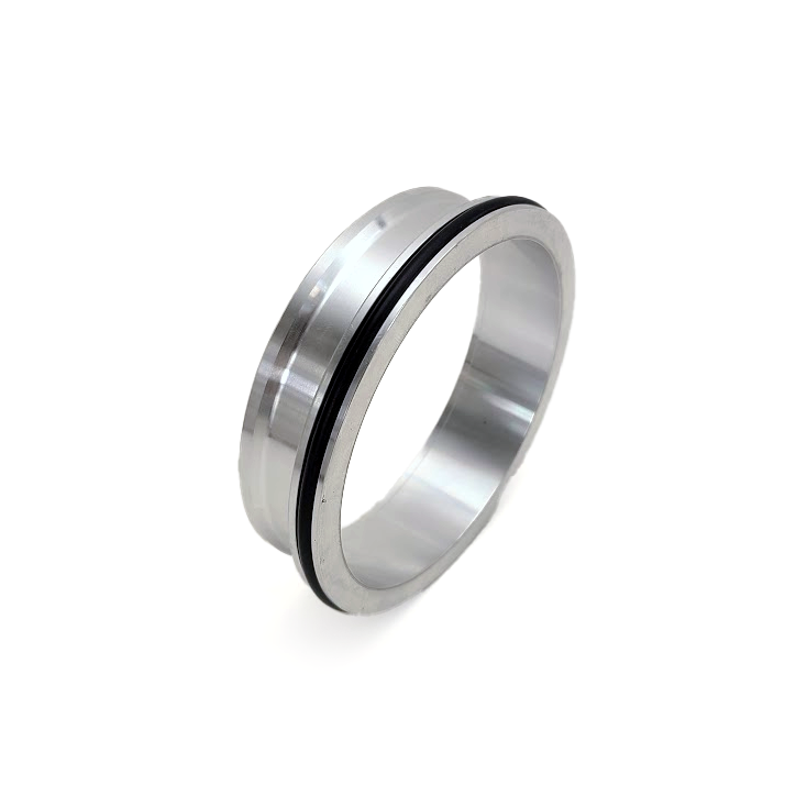 PHR Weld Ferrule With O-ring for PHR Pinless Dual Seal Clamp, 4.0 Inch, Aluminum