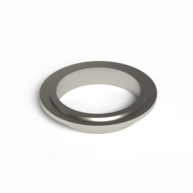 PHR Turbine Inlet Flange, "T4" V-band Inlet Turbos, to 2.75" Tube or 2.5" Schedule 10 Pipe
