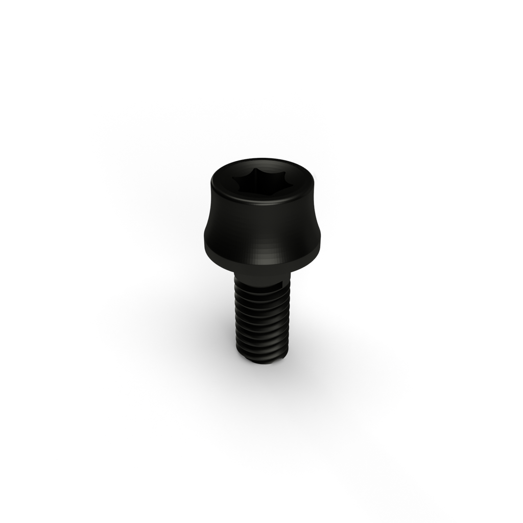 Bolt, Titanium, Torx Head with Flange, M6x1.0, 14mm Long