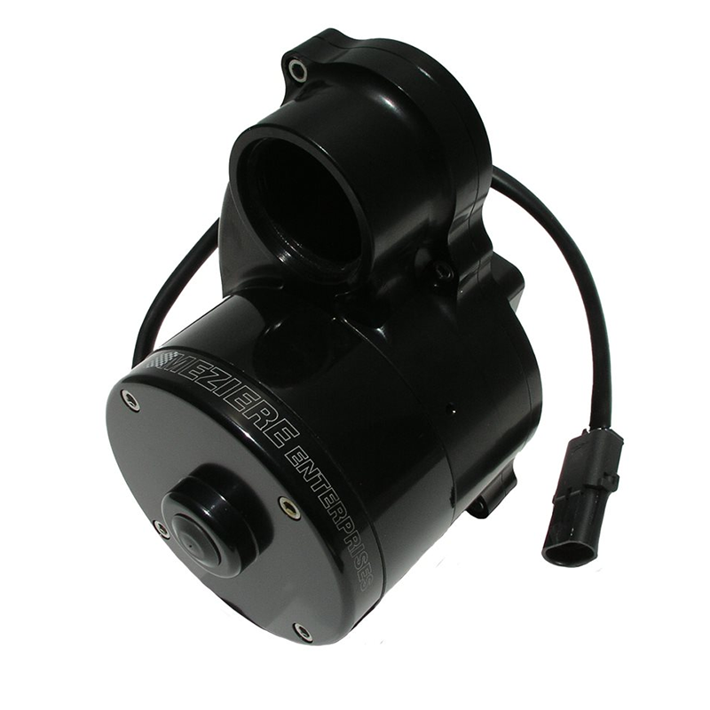 Meziere Electric Water Pump, Radiator Mounted, Single Out, 55 GPM