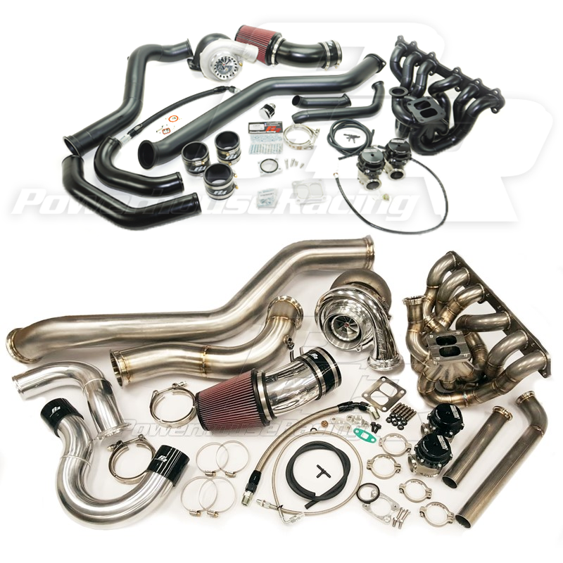 PHR Turbo Kit Builder (S23, S45) - Equal Length, T4 4-Bolt, for 2JZ