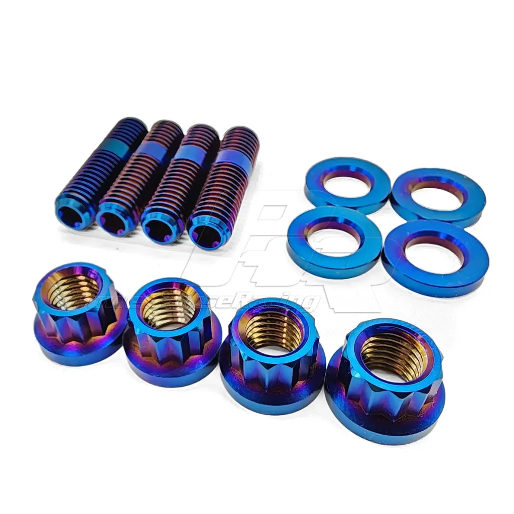 PHR Titanium Stud and Nut Kit for Manifold to Turbo (Set of 4)